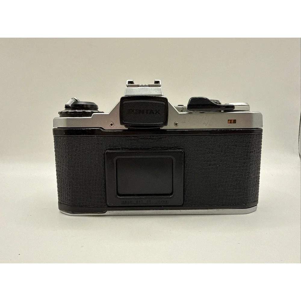 Pentax ME Super SLR Film Camera Body Chrome UNTESTED As Is.